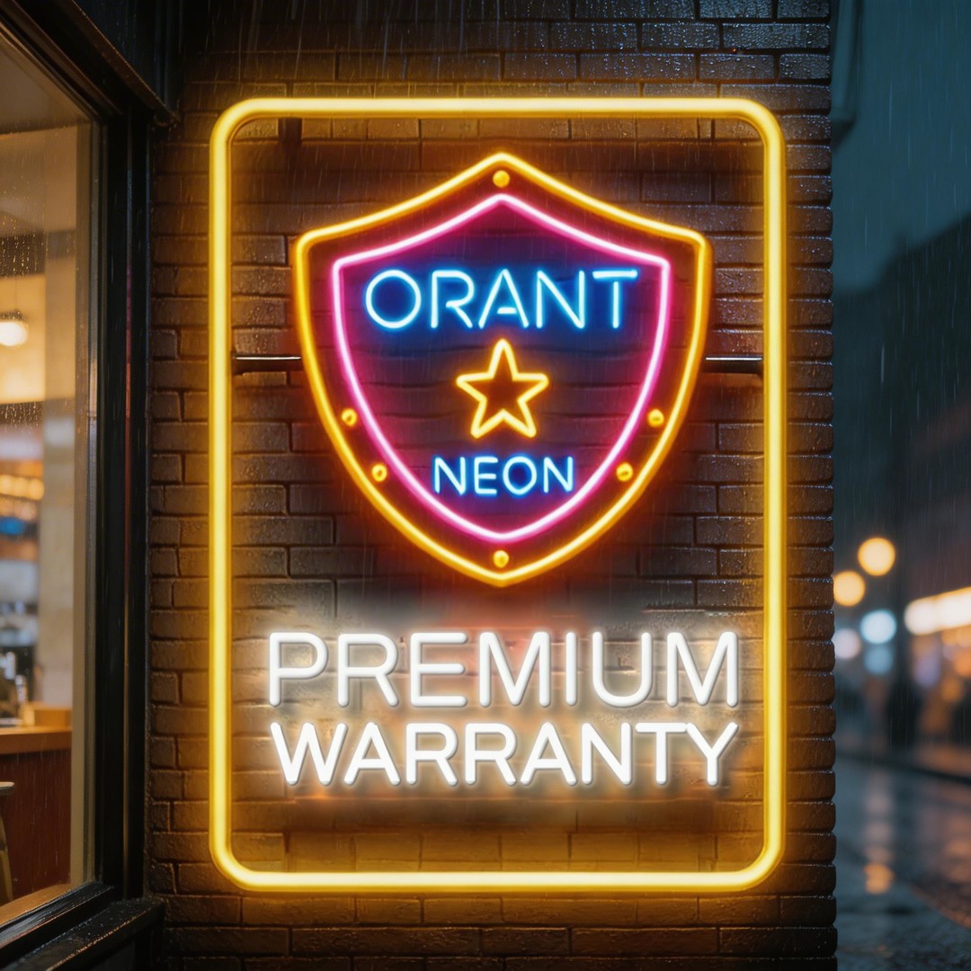 Lifetime Premium Warranty - Unlimited Replacement for Custom Logo Signs
