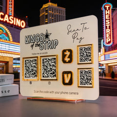 Custom Multi QR Code Horizontal Rectangle layout A
