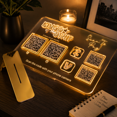 Custom Multi QR Code Horizontal Rectangle layout A