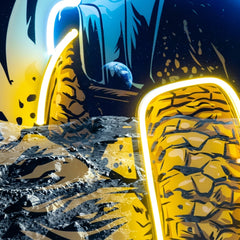 Offroad Adventure Dark Car LED Neon Sign Light Pop Art
