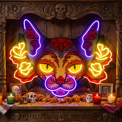 Sphynx LED Neon Sign Light Pop Art