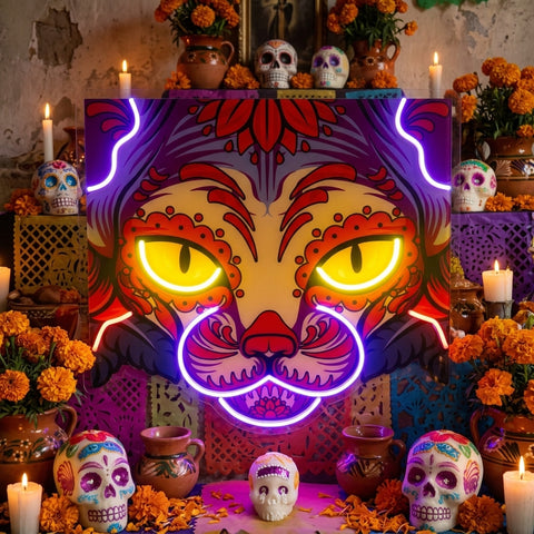 Sphynx LED Neon Sign Light Pop Art