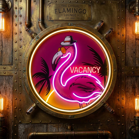 Flaming Summer LED Neon Sign Light Pop Art
