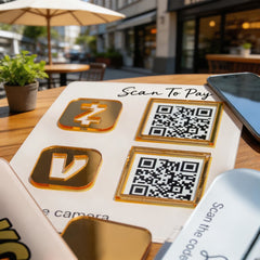 Custom Multi QR Code Horizontal Rectangle layout A