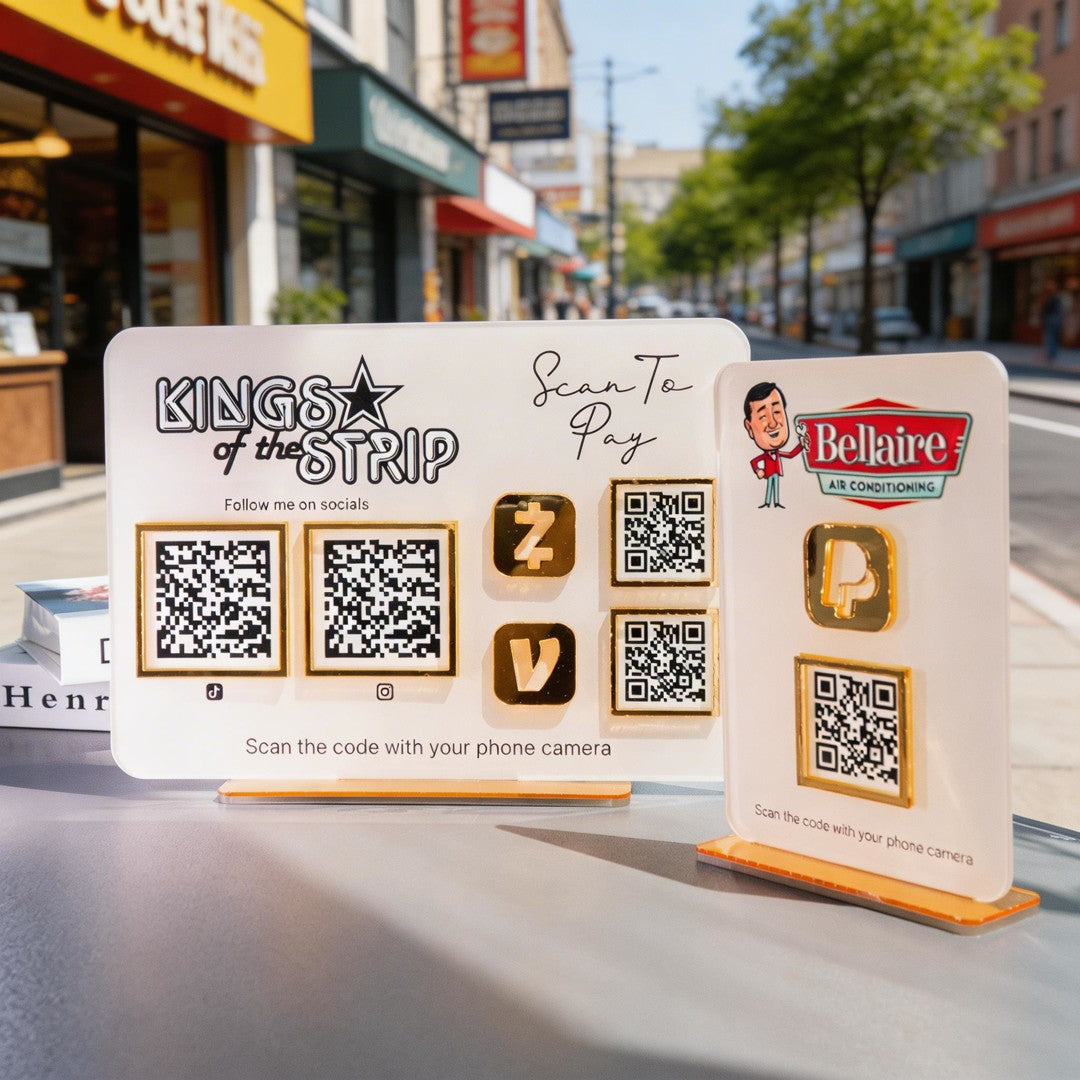 Custom Multi QR Code Horizontal Rectangle layout A