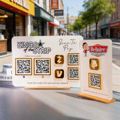 Custom Multi QR Code Horizontal Rectangle layout A