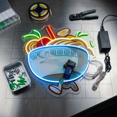Ramen Bowl LED Neon Sign Light Pop Art