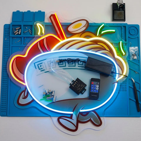 Ramen Bowl LED Neon Sign Light Pop Art