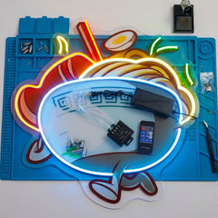 Ramen Bowl LED Neon Sign Light Pop Art