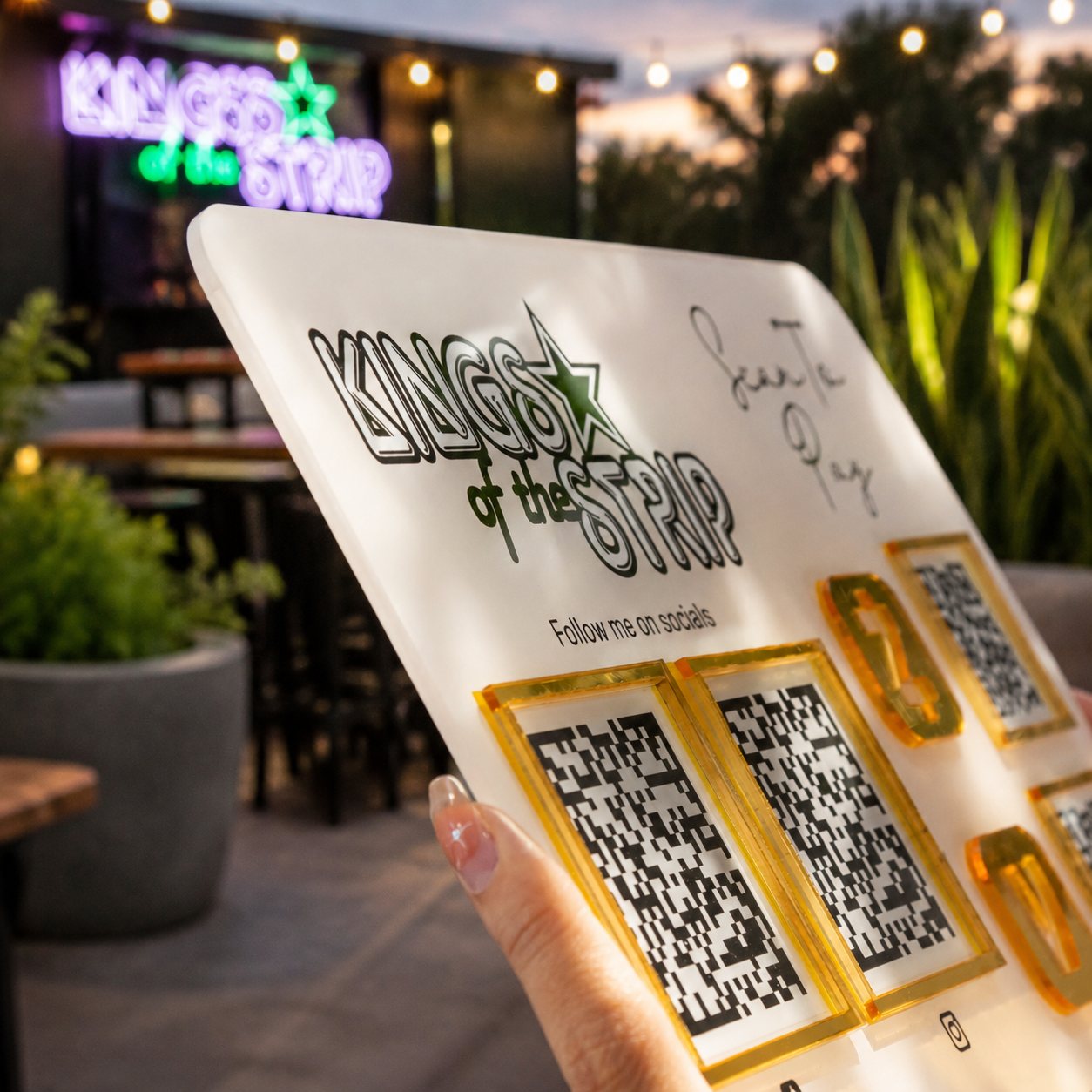 Custom Multi QR Code Horizontal Rectangle layout A