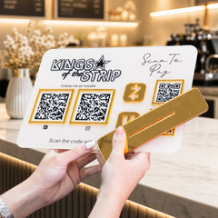Custom Multi QR Code Horizontal Rectangle layout A