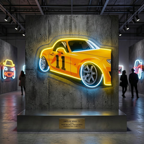 Japanese Old Drift Car LED Neon Sign Light Pop Art