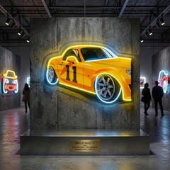 Japanese Old Drift Car LED Neon Sign Light Pop Art