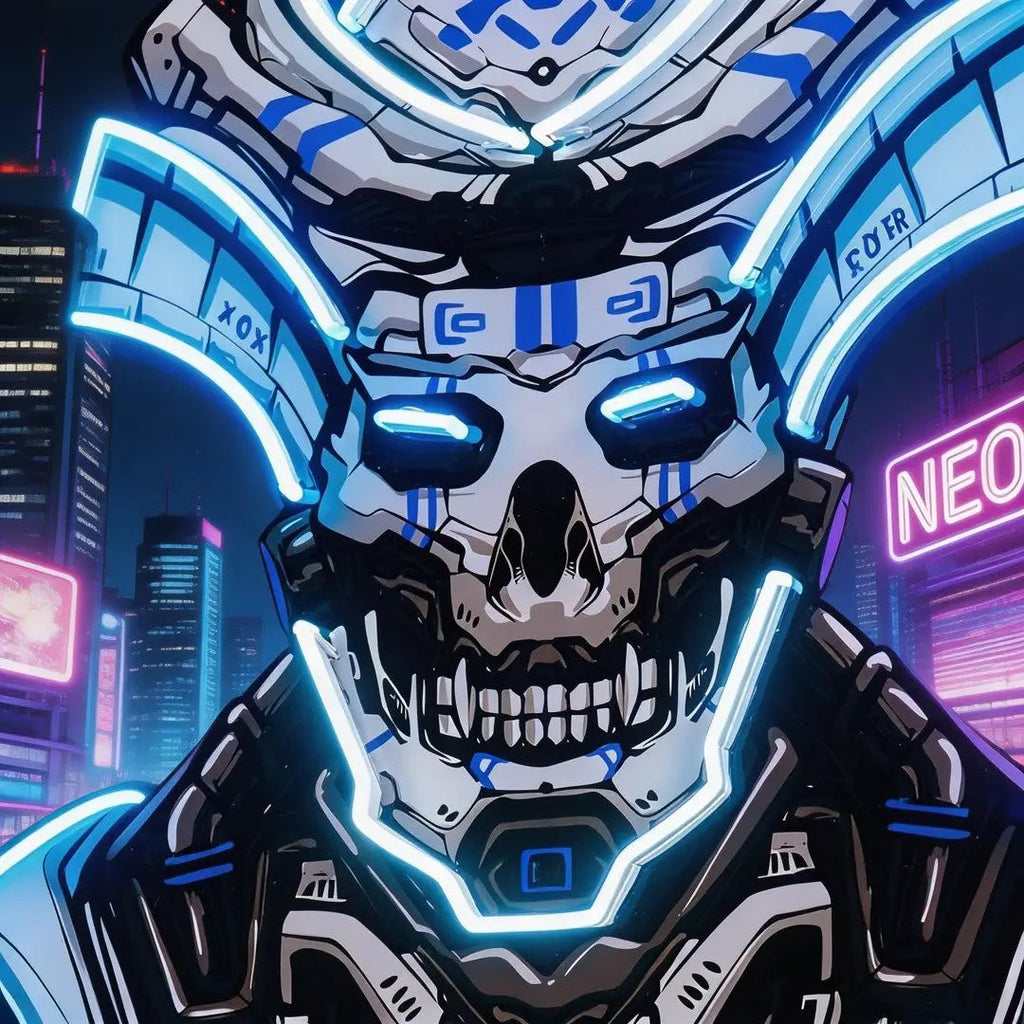 The Japanese Samurai Robot LED Neon Sign Light Pop Art