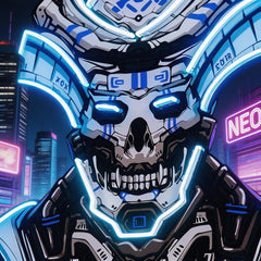 The Japanese Samurai Robot LED Neon Sign Light Pop Art