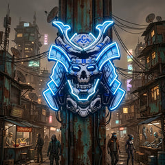 The Japanese Samurai Robot LED Neon Sign Light Pop Art