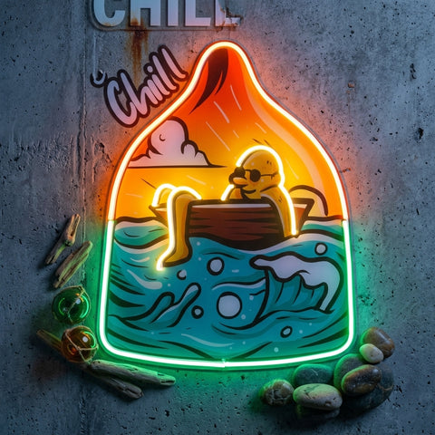 Summer Chill LED Neon Sign Light Pop Art