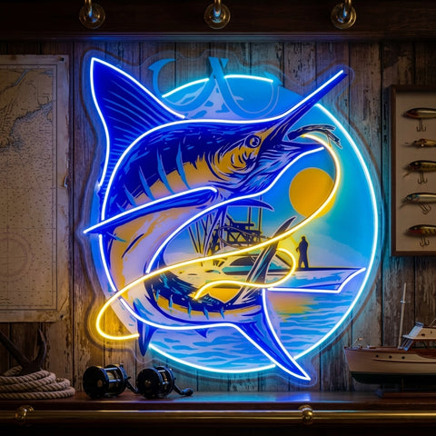 Blend with The Ocean Waves LED Neon Sign Light Pop Art