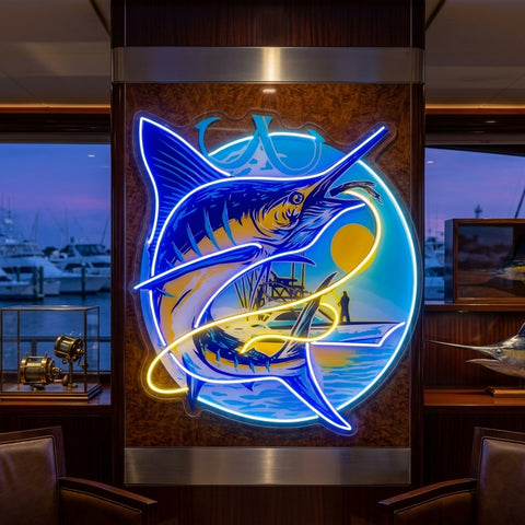 Blend with The Ocean Waves LED Neon Sign Light Pop Art