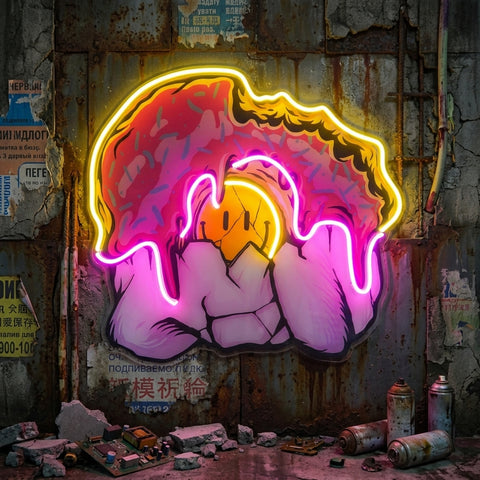 Feeling Skull LED Neon Sign Light Pop Art
