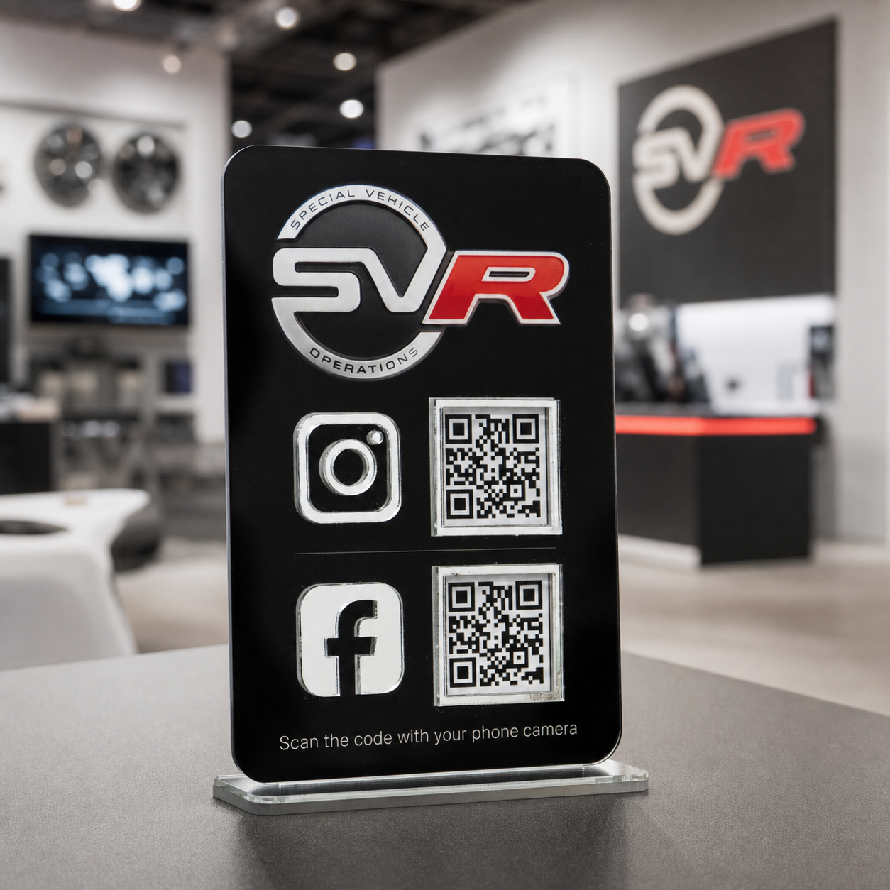 Custom Multi QR Code Vertical Rectangle