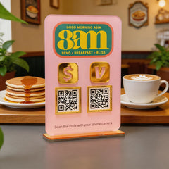 Custom Multi QR Code Vertical Rectangle