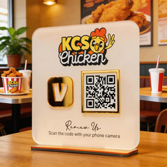 Custom Multi QR Code Square Stand