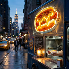 Chili Cheese Dog LED Neon Sign Light Pop Art