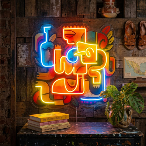 Impressive Festival Abstract Art LED Neon Sign Light Pop Art