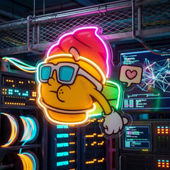 Ice Cream Trendy Retro LED Neon Sign Light Pop Art