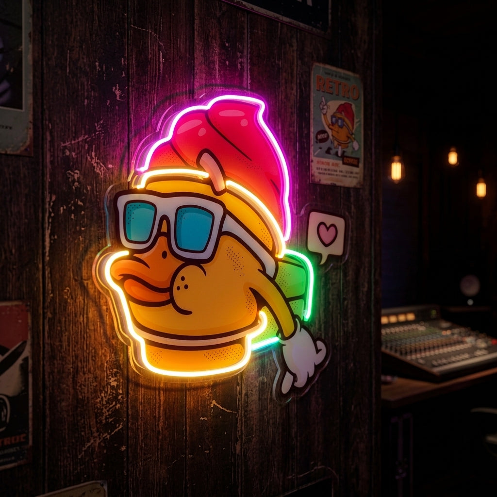 Ice Cream Trendy Retro LED Neon Sign Light Pop Art