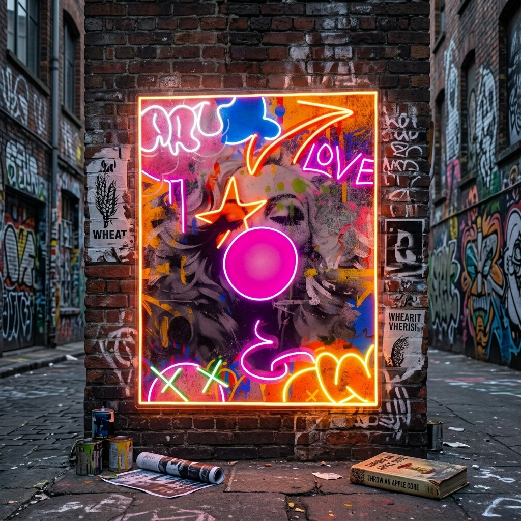 Fantastic Love Collapse Art LED Neon Sign Light Pop Art