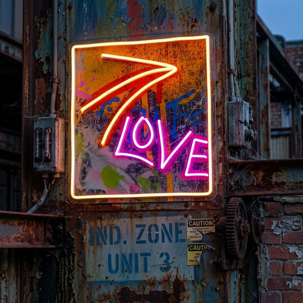 Fantastic Love Collapse Art LED Neon Sign Light Pop Art