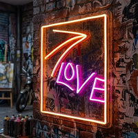 Fantastic Love Collapse Art LED Neon Sign Light Pop Art