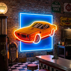 Classic Yellow Car LED Neon Sign Light Pop Art