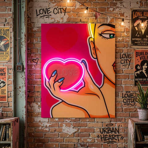 Woman Bring Loves LED Neon Sign Light Pop Art