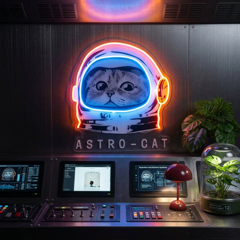 Astrocat LED Neon Sign Light Pop Art