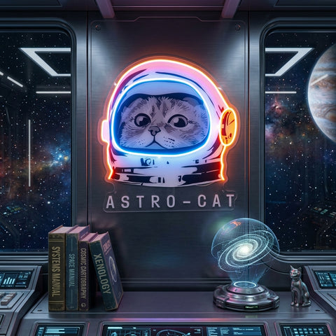 Astrocat LED Neon Sign Light Pop Art