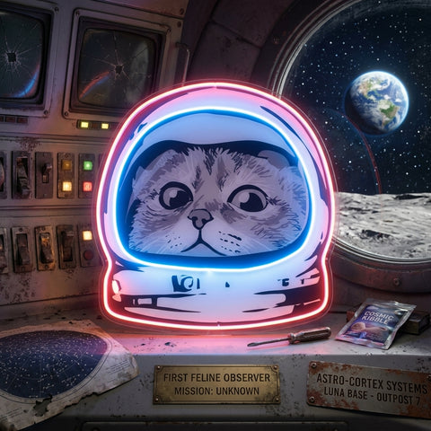 Astrocat LED Neon Sign Light Pop Art