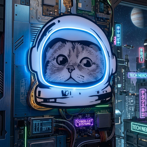 Astrocat LED Neon Sign Light Pop Art