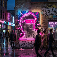 David Stranger Collapse Art LED Neon Sign Light Pop Art