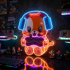 Cute cat Gaming LED Neon Sign Light Pop Art
