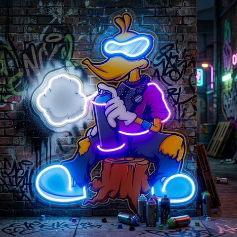 Cool Duck LED Neon Sign Light Pop Art
