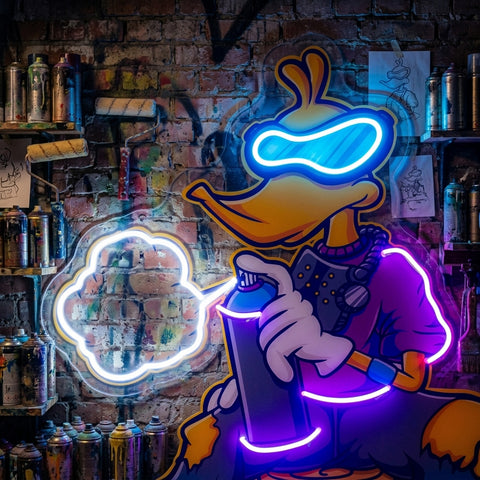Cool Duck LED Neon Sign Light Pop Art