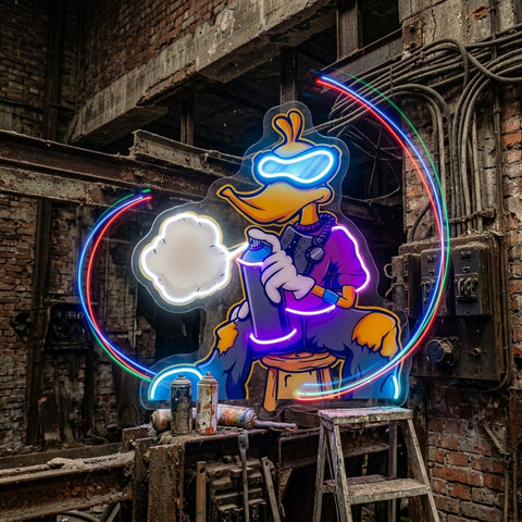 Cool Duck LED Neon Sign Light Pop Art