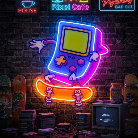 Cute Game Controller LED Neon Sign Light Pop Art