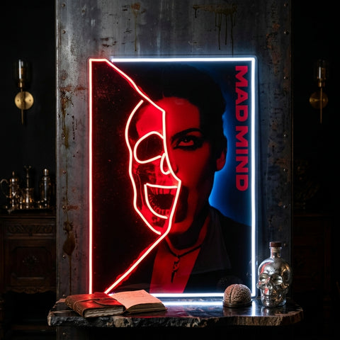Hidden Mad Mind Collapse Art LED Neon Sign Light Pop Art