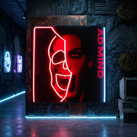 Hidden Mad Mind Collapse Art LED Neon Sign Light Pop Art