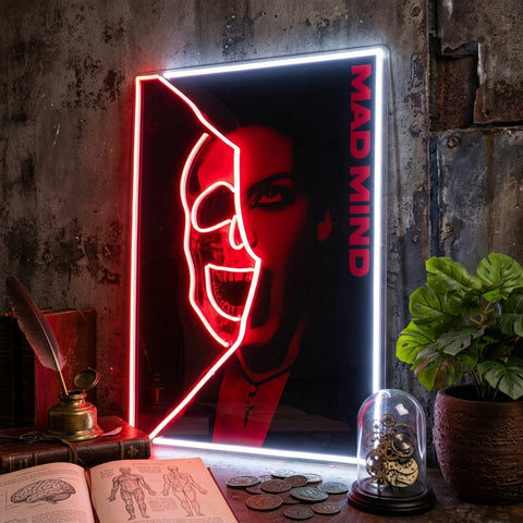 Hidden Mad Mind Collapse Art LED Neon Sign Light Pop Art