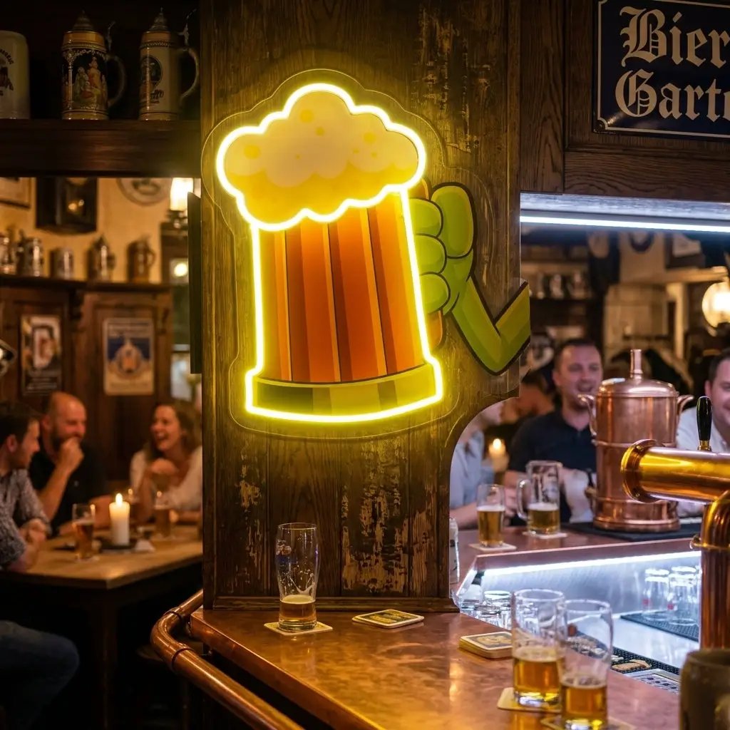 Cowboy Pickle Cartoon LED Neon Sign Light Pop Art